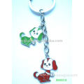 promotion hot sales custom metal dogs keychain